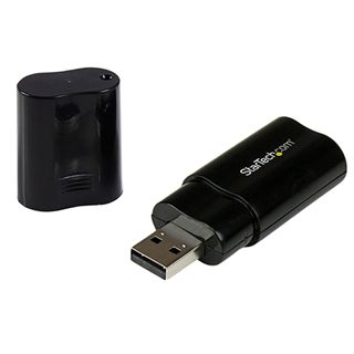 Startech Stereo Audio Adapter schwarz USB 2.0