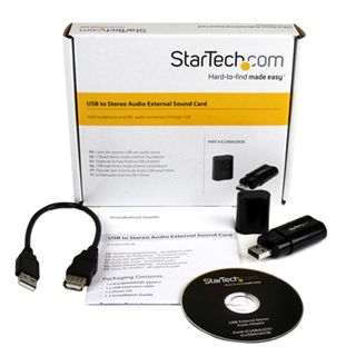 Startech Stereo Audio Adapter schwarz USB 2.0