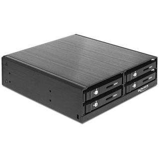 Delock 5.25" Wechselrahmen für 4x 2.5" Festplatten