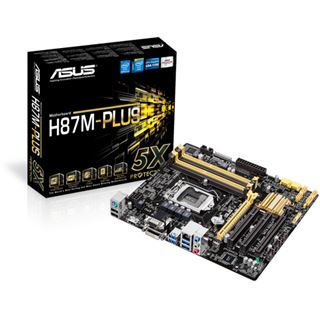 Asus H87M-Plus (C2) Intel H87 So.1150 Dual Channel DDR3 mATX Retail