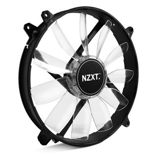 NZXT FZ 200mm 200x200x30mm 700 U/min 20 dB(A) schwarz/transparent