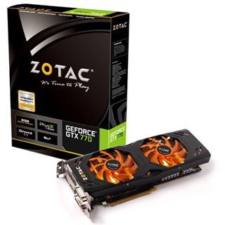 2GB ZOTAC GeForce GTX 770 OC Aktiv PCIe 3.0 x16 (Retail)