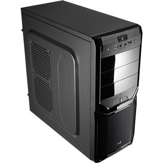 AeroCool V3X Advance Black Edition Midi Tower ohne Netzteil schwarz