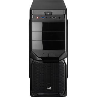 AeroCool V3X Advance Black Edition Midi Tower ohne Netzteil schwarz