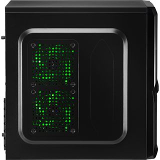 AeroCool V3X Advance Evil Green Edition Midi Tower ohne Netzteil