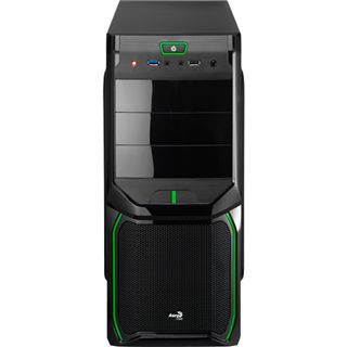 AeroCool V3X Advance Evil Green Edition Midi Tower ohne Netzteil