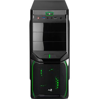 AeroCool V3X Advance Evil Green Edition Midi Tower ohne Netzteil