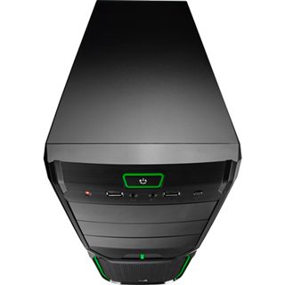 AeroCool V3X Evil Green Edition Midi Tower ohne Netzteil schwarz/gruen