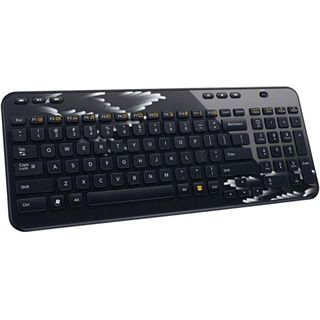 Logitech K360 Deutsch Coral Fan (kabellos)