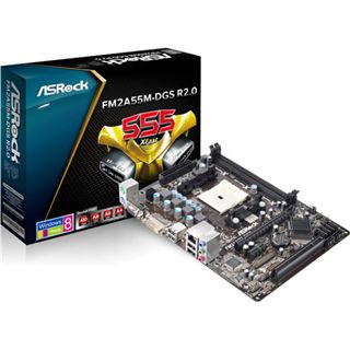 ASRock FM2A55M-DGS R2.0 AMD A55 So.FM2 Dual Channel DDR3 mATX Retail