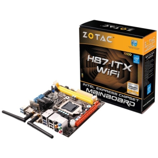 ZOTAC H87-ITX Intel H87 So.1150 Dual Channel DDR3 Mini-ITX Retail