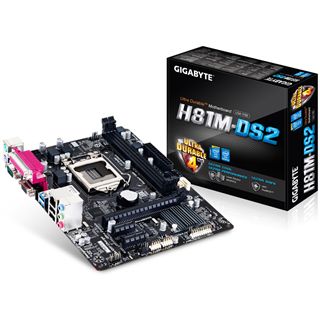 Gigabyte GA-H81M-DS2 Intel H81 So.1150 Dual Channel DDR3 mATX Retail