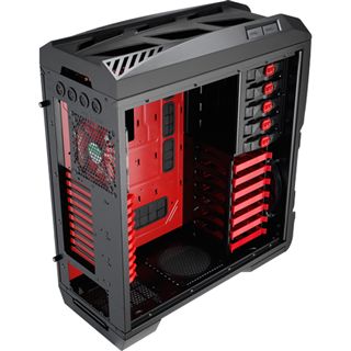 AeroCool GT-S Black Edition Big Tower ohne Netzteil schwarz/rot