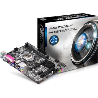 ASRock H81M-GL Intel H81 So.1150 Dual Channel DDR3 mATX Retail