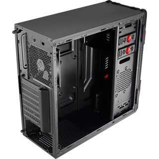 AeroCool GT Black Advance Edition Midi Tower ohne Netzteil schwarz