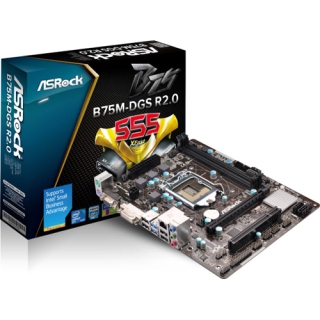 ASRock B75M-DGS Rev. 2 Intel B75 So.1155 Dual Channel DDR3 mATX Retail