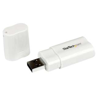 Startech Stereo Audio Adapter weiß USB 2.0