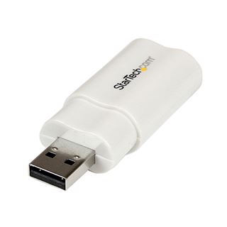 Startech Stereo Audio Adapter weiß USB 2.0