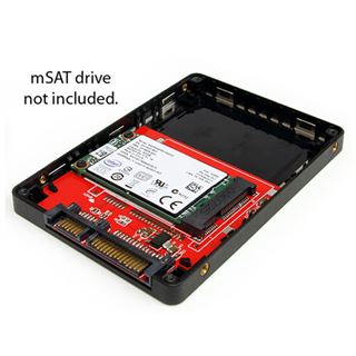 Startech 2,5" SATA Adapter für mSATA SSD (SAT2MSAT25)