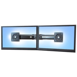 Ergotron 97-783 Dualmonitor und Griff-Kit Wandhalterung schwarz