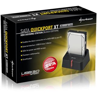 Sharkoon SATA QuickPort XT USB3.0 Dockingstation f&uuml;r 2.5"