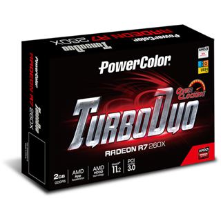 2GB PowerColor Radeon R7 260X TurboDuo OC Aktiv PCIe 3.0 x16 (Retail)