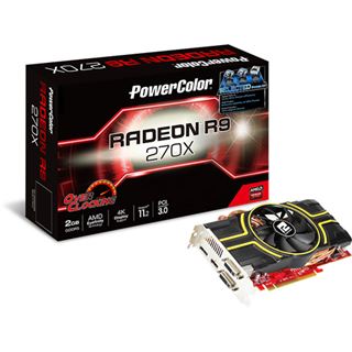 2GB PowerColor Radeon R9 270X OC Aktiv PCIe 3.0 x16 (Retail)