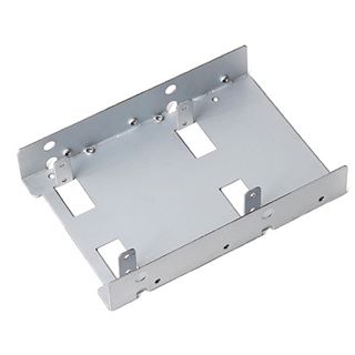 Silverstone SDP08 3,5" Einbaurahmen f&uuml;r 2x 2.5"