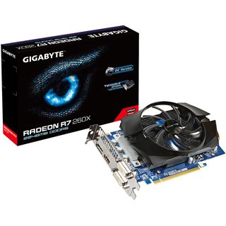 2GB Gigabyte Radeon R7 260X OC Aktiv PCIe 3.0 x16 (Retail)