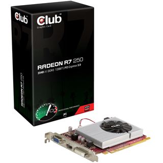 2GB Club 3D Radeon R7 250 Aktiv PCIe 3.0 x16 (Retail)