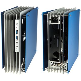 IN WIN H-Frame Mini Mini-ITX 180 Watt silber/blau