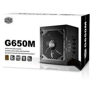 650 Watt Cooler Master G650M Modular 80+ Bronze