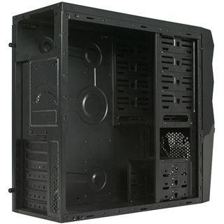 Cooltek X2 Midi Tower ohne Netzteil schwarz