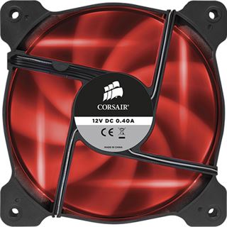 Corsair Air Series AF120 LED Red Quiet Edition 2er-Pack 120x120x25mm