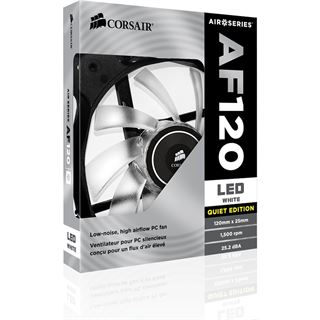 Corsair Air Series AF120 LED White Quiet Edition 2er-Pack