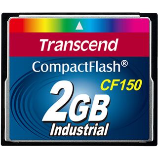 2 GB Transcend CF150 Industrial Grade Compact Flash TypI 150x Retail