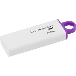 64 GB Kingston DataTraveler Generation 4 (G4) weiss/lila USB 3.0