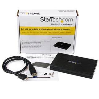 Startech S2510BMU33 2.5" (6,35cm) USB 3.0 schwarz