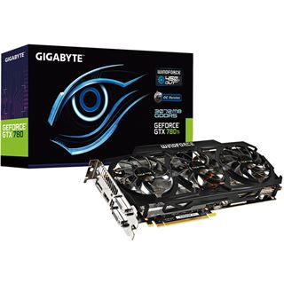 3GB Gigabyte GeForce GTX 780 Ti Windforce 3X OC Aktiv PCIe 3.0 x16