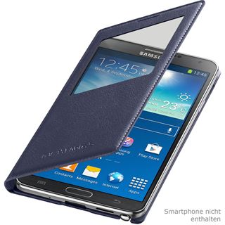 Samsung S View Cover Indigo Kunststoff Flip-Cover für Samsung