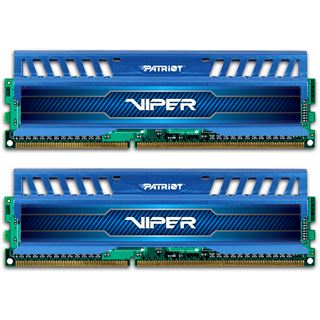 16GB Patriot Viper 3 Series - Blue Sapphire DDR3-1600 DIMM CL10 Dual