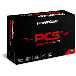 2GB PowerColor Radeon R9 270X PCS+ Aktiv PCIe 3.0 x16 (Retail)