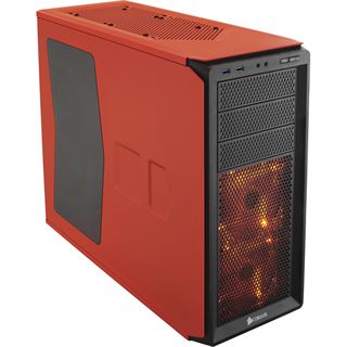 Corsair Graphite 230T mit Sichtfenster Midi Tower ohne Netzteil orange