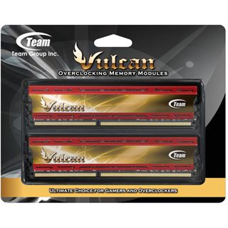 16GB TeamGroup Vulcan Series Red DDR3-2400 DIMM CL11 Dual Kit