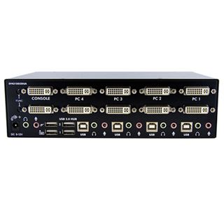 Startech SV431DD2DUA 4-fach Dualview DVI Switch