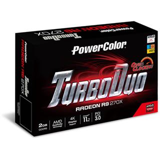 2GB PowerColor Radeon R9 270X TurboDuo Aktiv PCIe 3.0 (Retail)