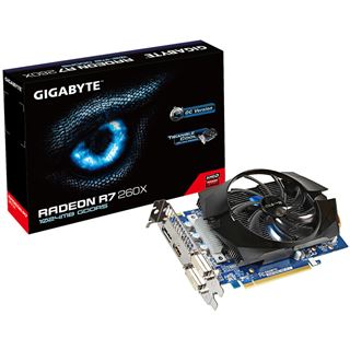 1GB Gigabyte Radeon R7 260X OC Aktiv PCIe 3.0 x16 (Retail)