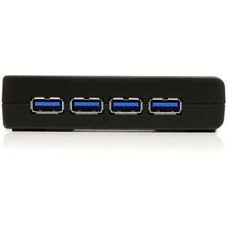 Startech ST4300USB3EU 4-port USB 3.0 extern mit Netzteil schwarz