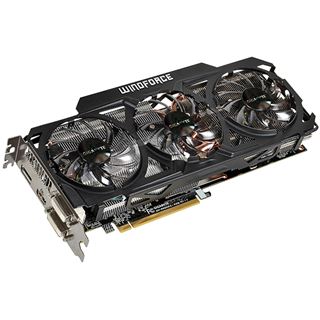 4GB Gigabyte Radeon R9 290 Windforce 3X OC Aktiv PCIe 3.0 x16 (Retail)