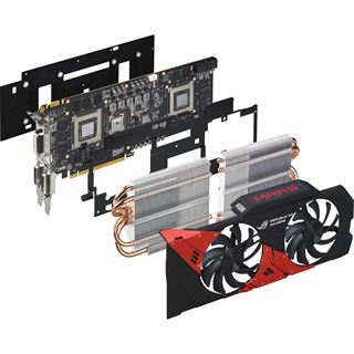 2x 2GB Asus GeForce GTX 760 ROG Mars Aktiv PCIe 3.0 x16 (Retail)